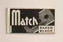 Match brand razor blade