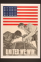 US poster promoting victory over racism at home and fascism abroad