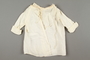 Woven shirt made by a woman for her infant nephew while in a labor camp