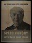 US homefront poster with an image of Thomas Edison