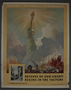 Poster of the Statue of Liberty protected by wartime industries