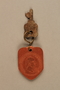 Key fob commemorating the bicentennial of George Washington’s birth with a swastika on the back