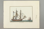 Print of sailing ships