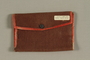 Small wallet handmade from red paper from the German occupation