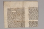Desecrated Torah fragment used as wrapping