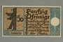 German 50 pfennig scrip
