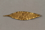 Leaf-shaped metal pieces