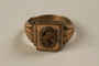 Nazi unit men's brass finger ring found by a US soldier