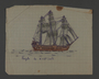 Drawings of a Greek ship and a 17th century frigate