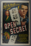One-sheet poster for the film “Open Secret” (1948)