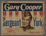 Set of three lobby cards for the film “Sergeant York” (1941)