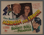 Set of three lobby cards for the film “Margin for Error” (1943)