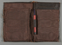 Leather folder with pencil