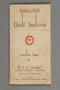 Golf jerkins shade card