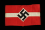 Nazi armband with white stripe and swastika taken from the body of a dead German soldier by an American soldier